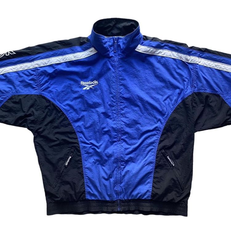 Vintage 90s Reebok embroidered print track jacket 2