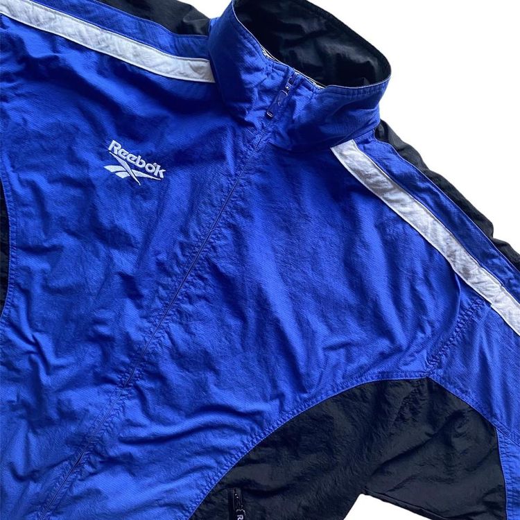 Vintage 90s Reebok embroidered print track jacket 3