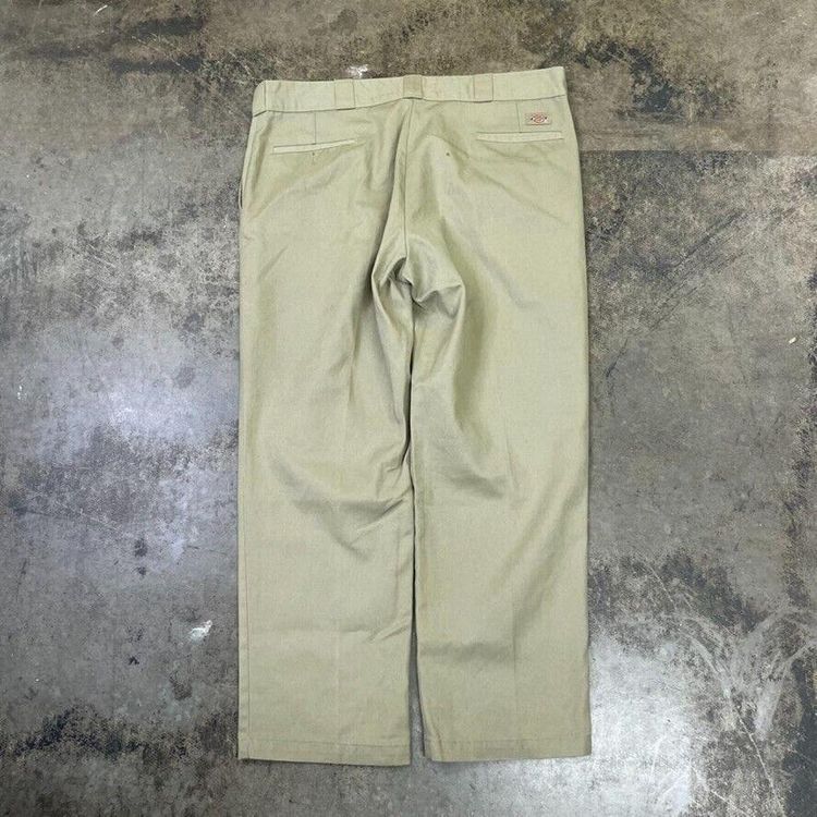 Dickies Trousers 874 Original Fit Carpenter Workwear Pants, Beige, Mens 38" image 5