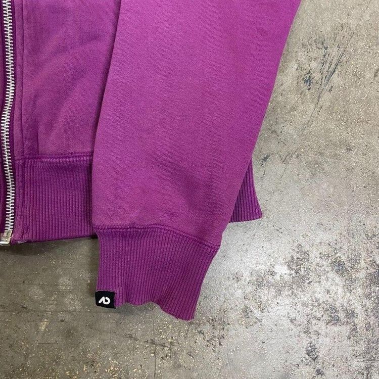 Nike Hoodie Vintage Full-Zip Swoosh Logo Sports, Purple, Womens Small 4