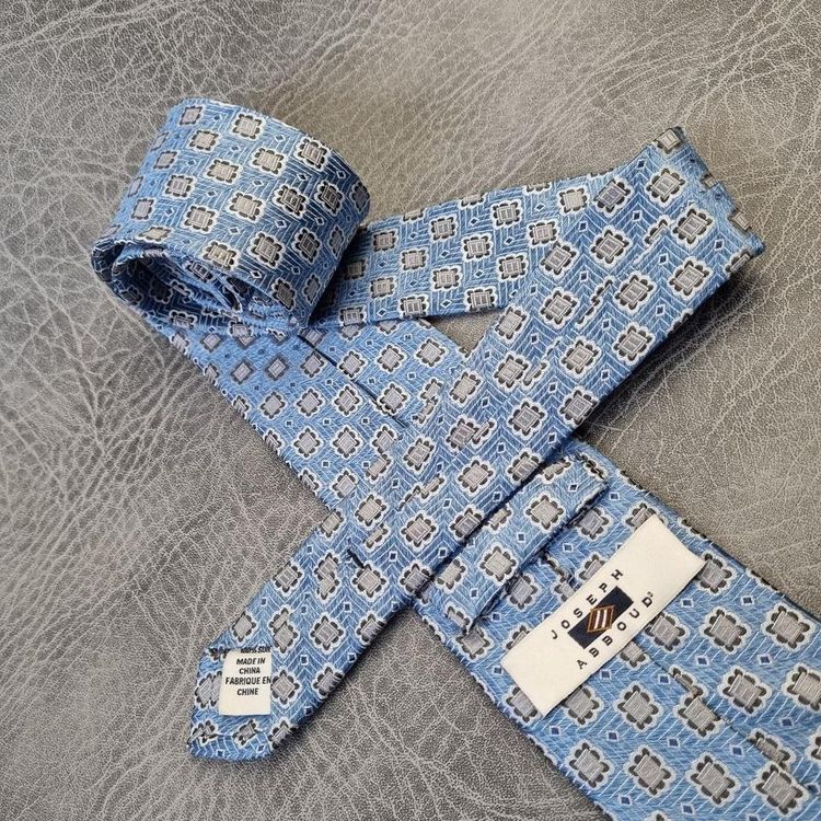 Vintage Mens Tie Joseph Abboud HandMade Necktie Retro SILK Y2K image 2