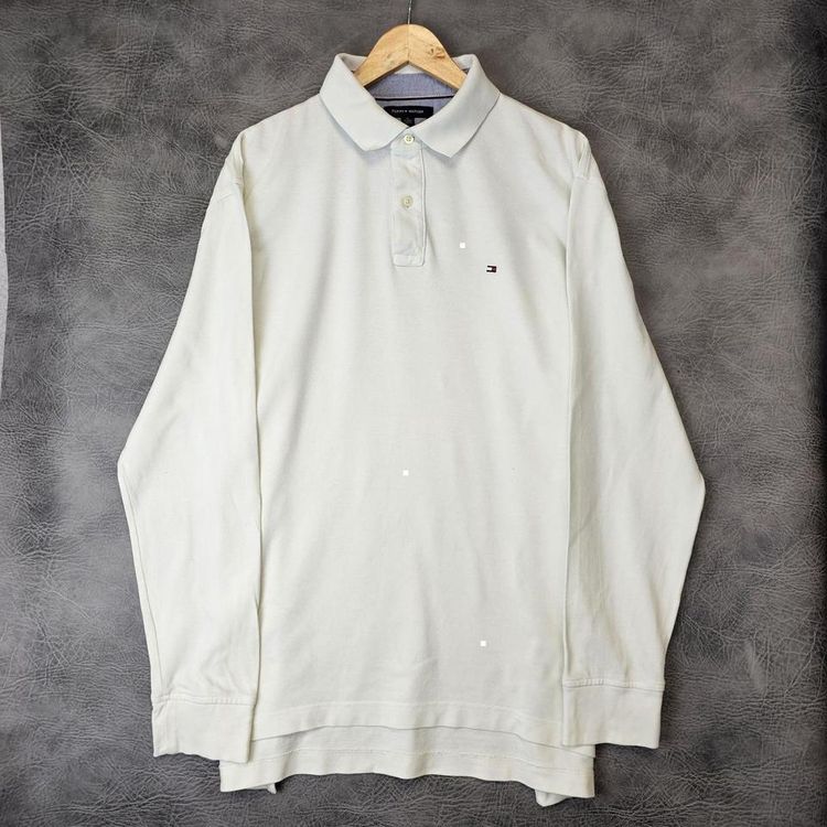 Vintage Tommy Hilfiger Rugby T-shirt Polo shirt Long Sleeve Tee Rugby Shirt