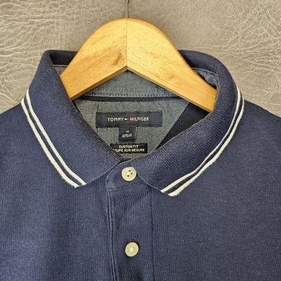 Vintage Tommy Hilfiger Polo Shirt Rugby T shirt Short Sleeve Tee 3