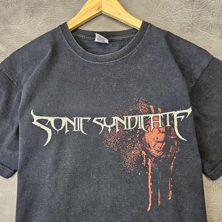 Sonic Syndicate t Shirt Short Sleeve Tee L mens Graphic tee 4