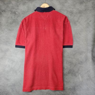Vintage Tommy Hilfiger Polo Shirt Rugby T shirt Short Sleeve Tee 5
