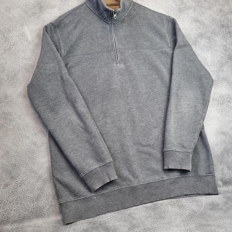 Arrow Quarter Zip Sweatshirt USA Sweater Vintage Jumper L Sweatshirt Charcoal grey 4