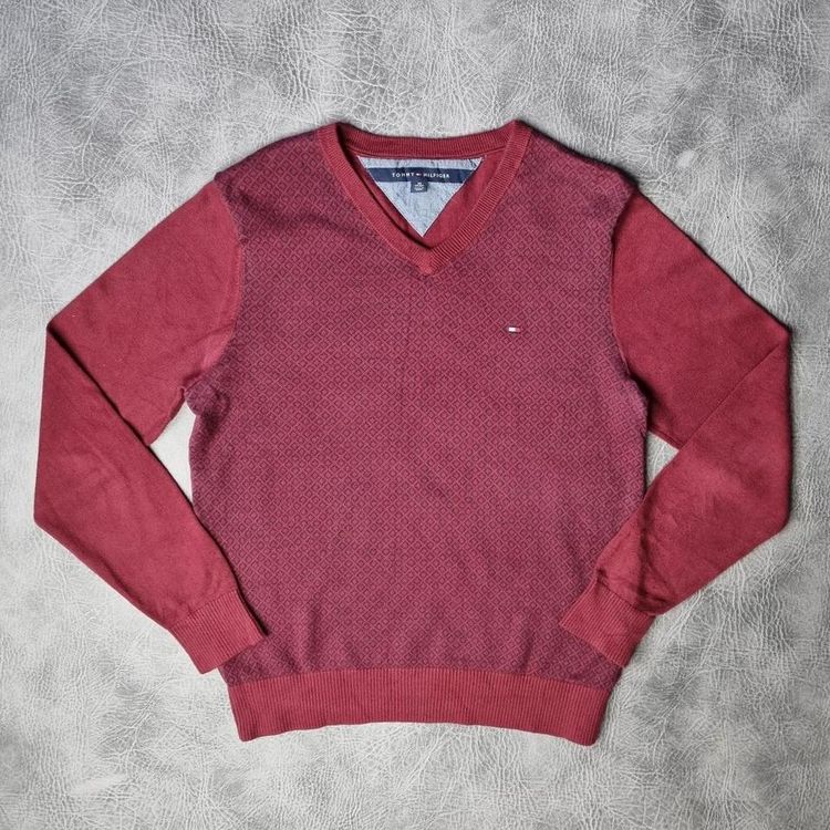 Vintage TOMMY HILFIGER Sweater Jumper/ Sweatshirt Embroidered logo image 1