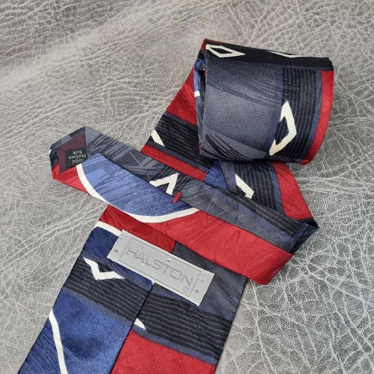 Vintage tie, geometric Tie, Mens tie,  Necktie RARE tie,  Abstract tie,  Vintage silk tie, Gifts for 4