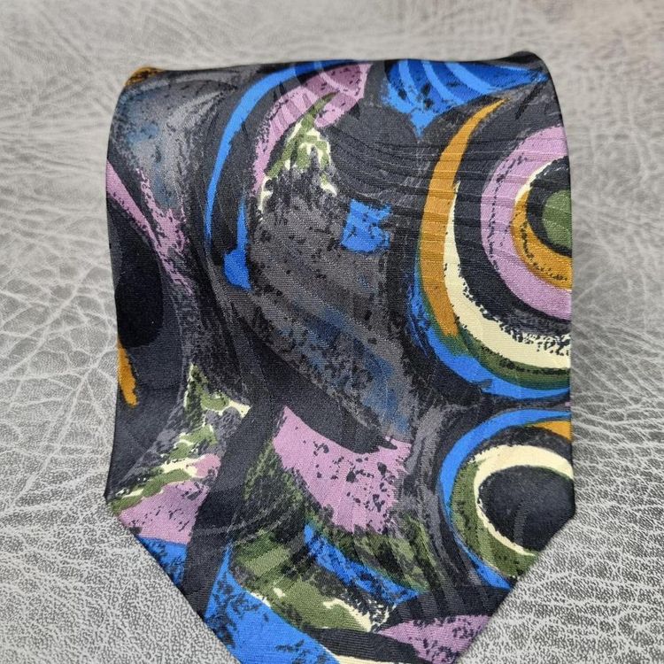 Pavone Tie, Vintage tie, Striped Tie, Mens tie, Striped Necktie RARE swing tie, Abstract tie, Italia 2