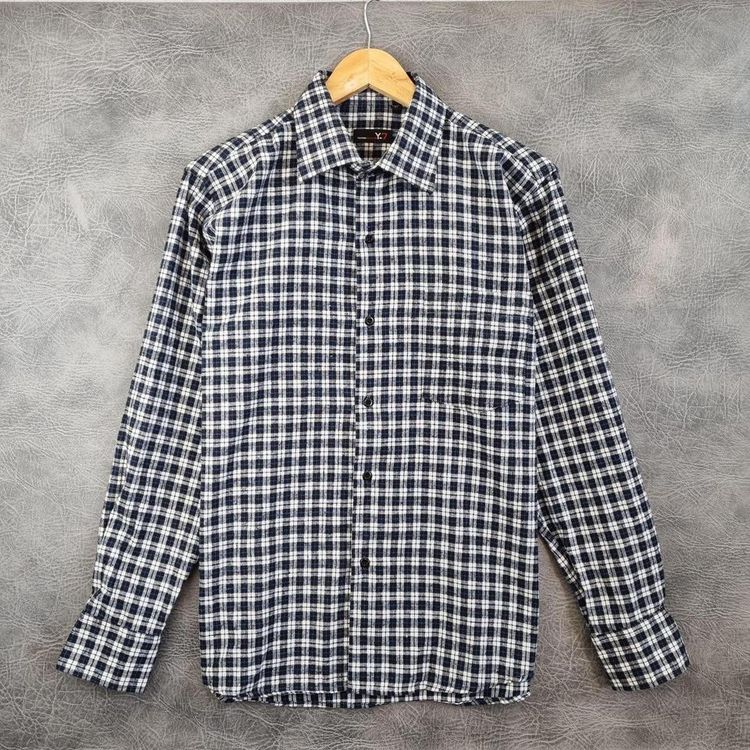 Y7 Flannel Shirt Over shirt Check L Lumberjack Shirt image 1