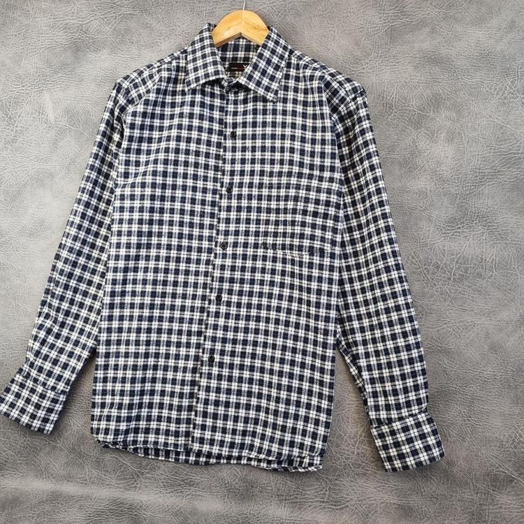 Y7 Flannel Shirt Over shirt Check L Lumberjack Shirt image 2