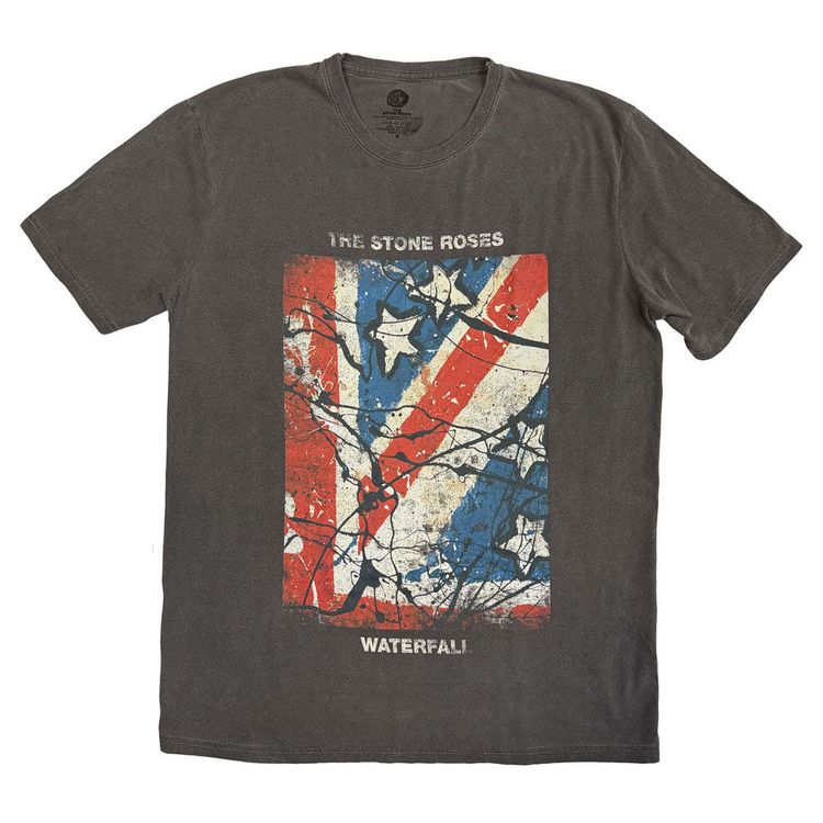 The Stone Roses Waterfall Jumbo Print Stone Wash T Shirt