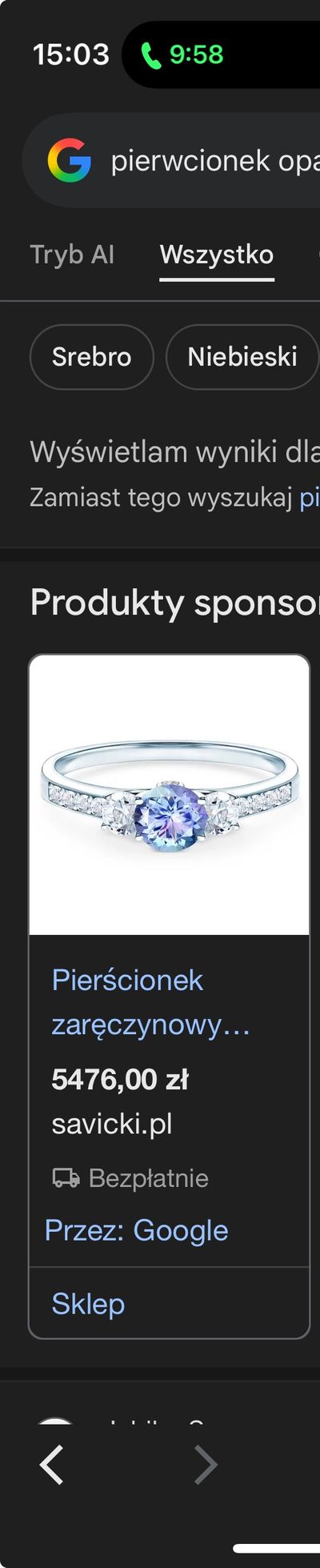 Srebro 925 Opal+Cyrkonie