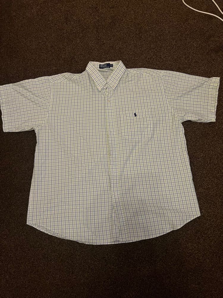 Polo Short Sleeve Checkered Shirt