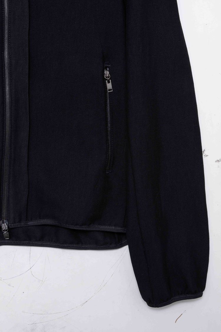 Immagine di Lanvin Paris Shoulder Pleat Linen-Blend Blouson Jacket 2