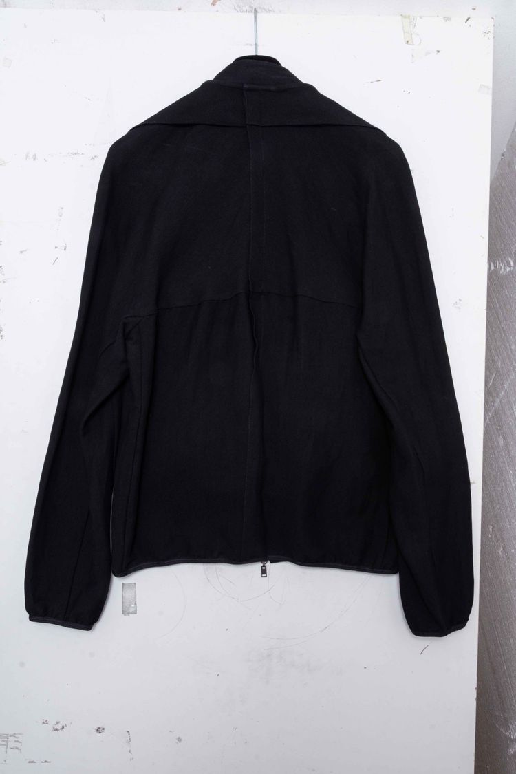 Immagine di Lanvin Paris Shoulder Pleat Linen-Blend Blouson Jacket 4