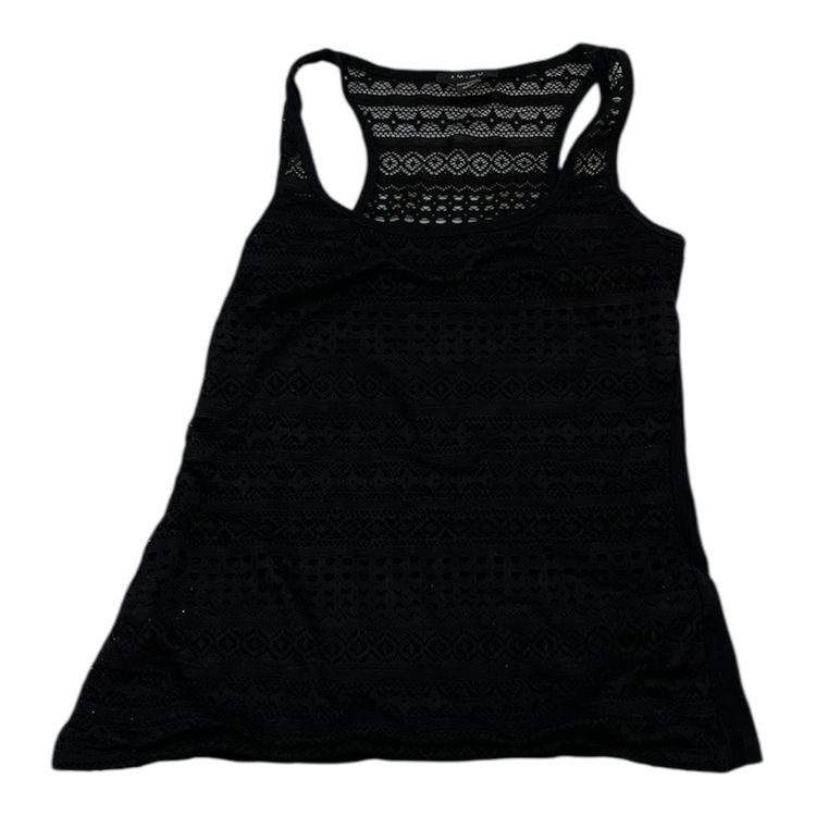 Black Sleeveless Lace Top image 1
