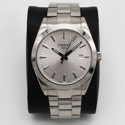 Men's Tissot Gentleman Silver Dial Pre-owned T127.410.11.031.00