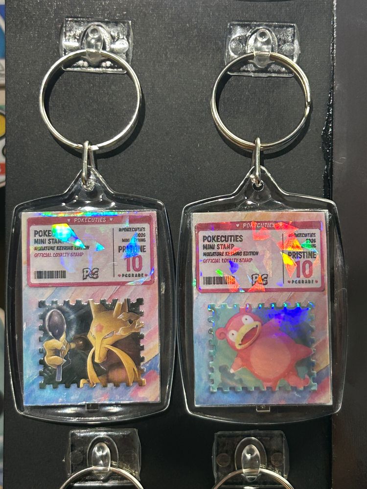 Pokecutes Mini Stamp Keychains