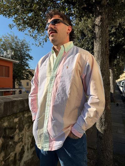 Multicolor Button-Up Shirt