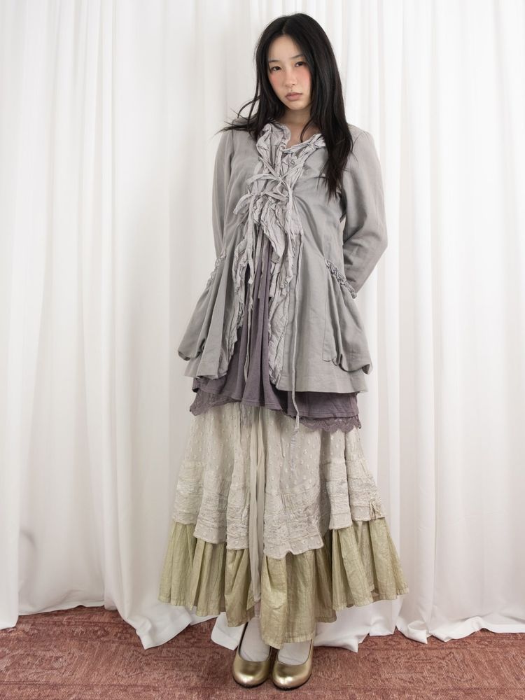 Other GREY TIE FRONT JACKET product image