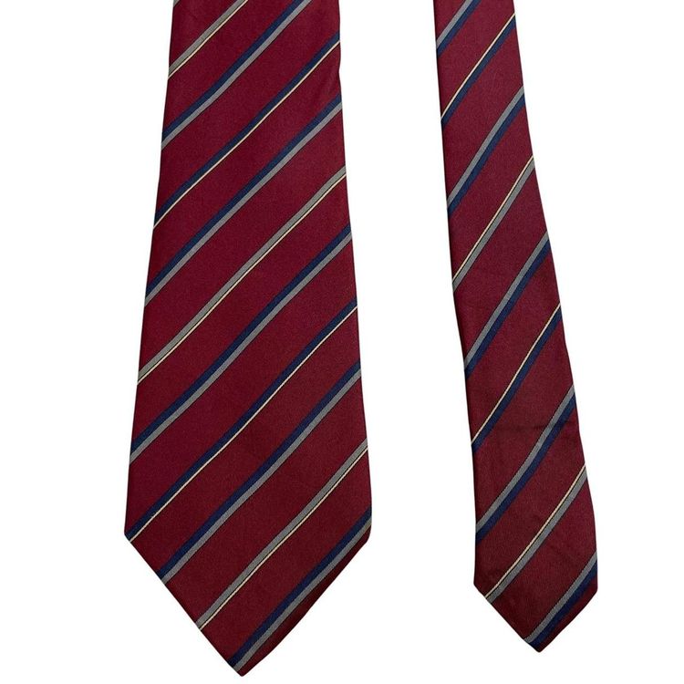 Vintage Mario Valentino Striped Silk Tie 3