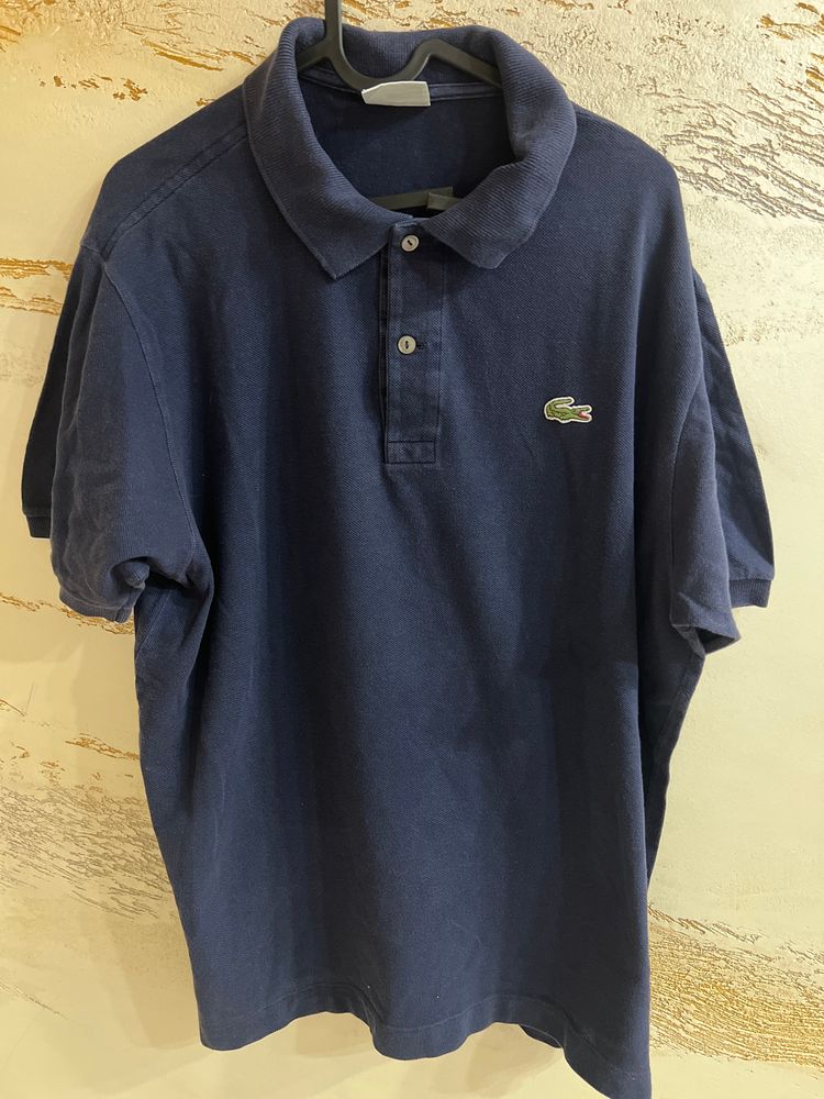 Lacoste Navy Blue Polo Shirt