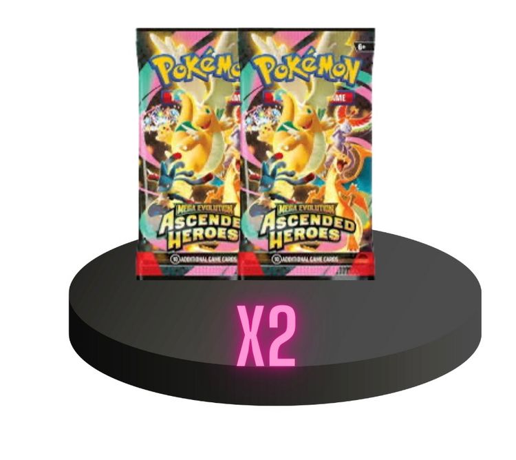 2x Ascended Heroes rip & ship