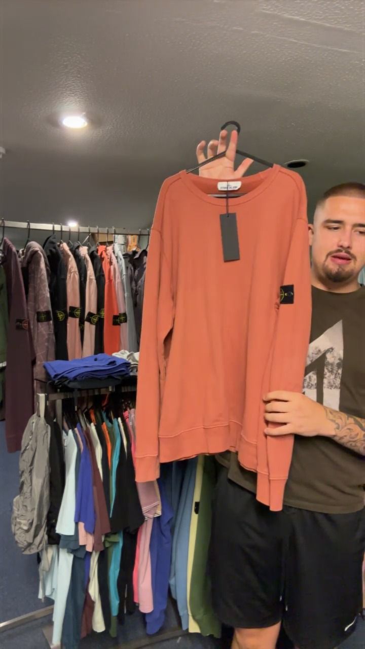 Stone Island SI burnt orange jumper XXL 319683 zdjęcie produktu