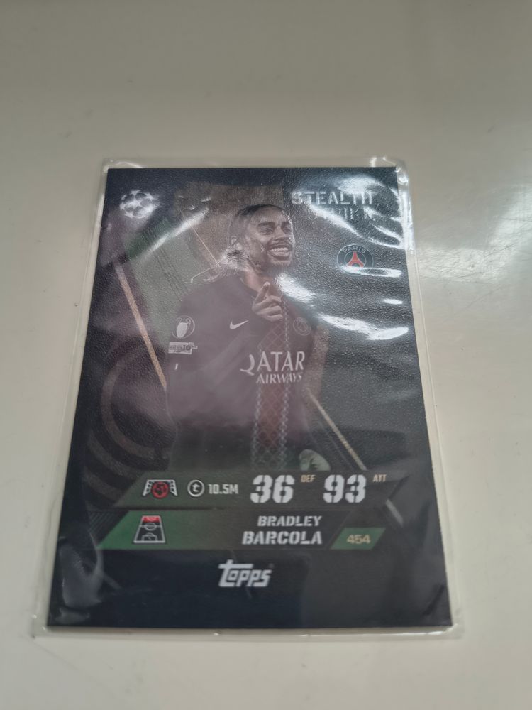 Topps Bradley Barcola Football Trading Card