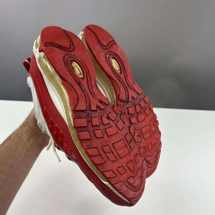 Nike air max 98 university red white 6