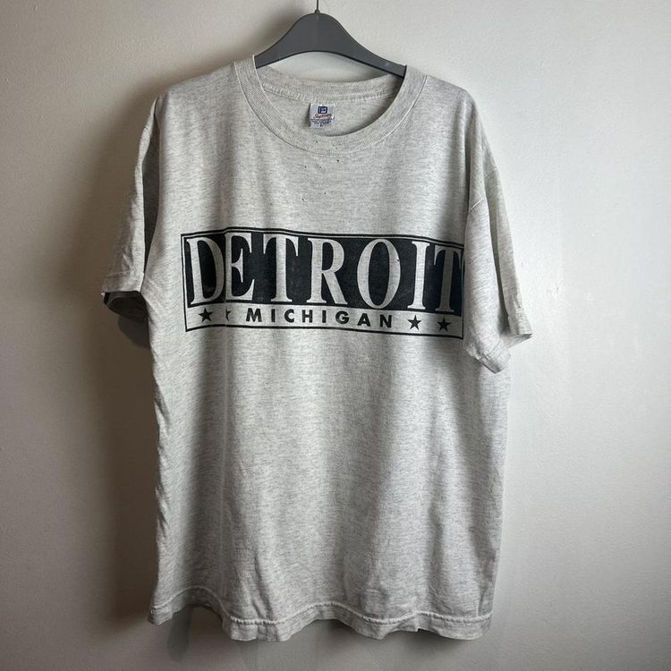 Vintage USA Detroit Michigan holiday destination graphic t shirt