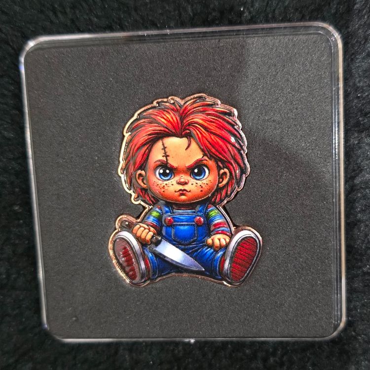 CHUCKY 1oz copper bar in capsule image 1