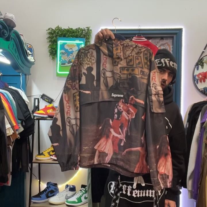 Supreme supreme giacca a vento ripstop riflettente multicolor product image