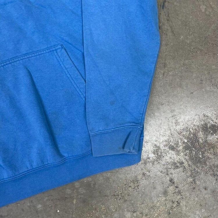 Nike Hoodie Small Swoosh Y2K Pull Over Sports Sweatshirt, Blue, Mens Large image 4