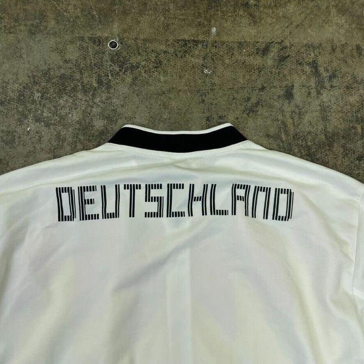 Adidas Germany Track Jacket Vintage Y2K Sports Full-Zip Top, White, Mens XL 8