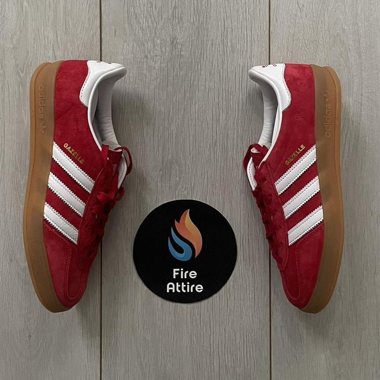 Adidas Gazelle Indoor Scarlet Cloud - UK 4, 6, 8.5 & 9.5