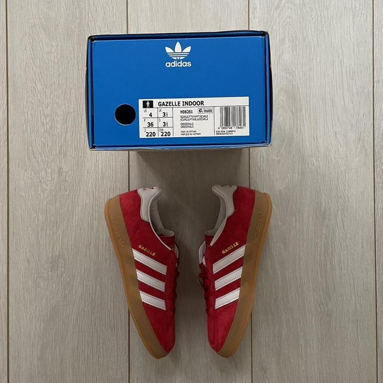 Adidas Gazelle Indoor Scarlet Cloud - UK 4, 6, 8.5 & 9.5 imagen 4