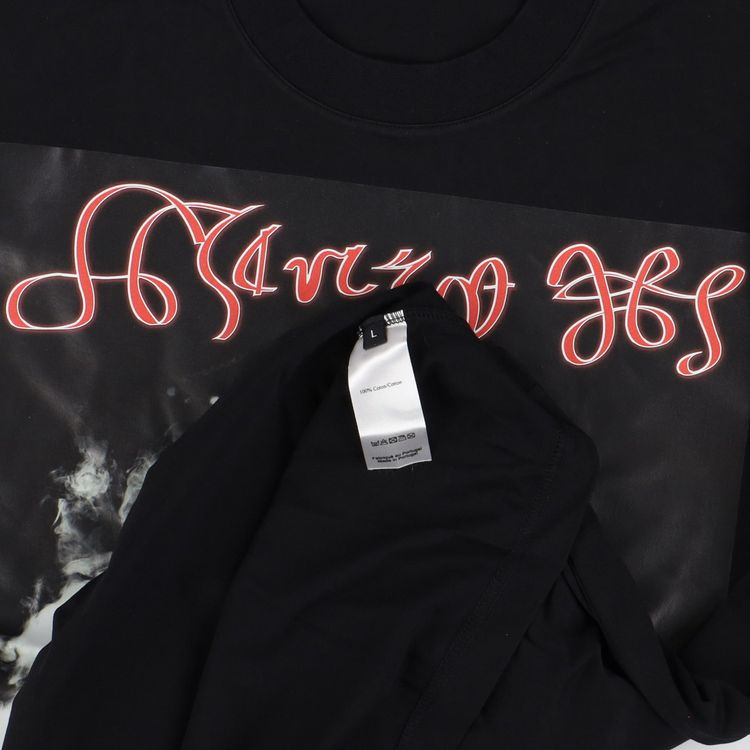 Y/Project Black Henry The 8th Logo Oversized T-Shirt 2
