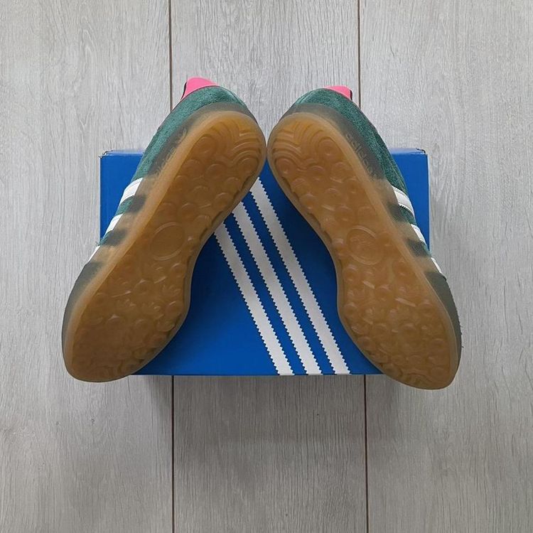 Adidas Gazelle Indoor Collegiate Green Lucid Pink  - UK 5 imagen 3