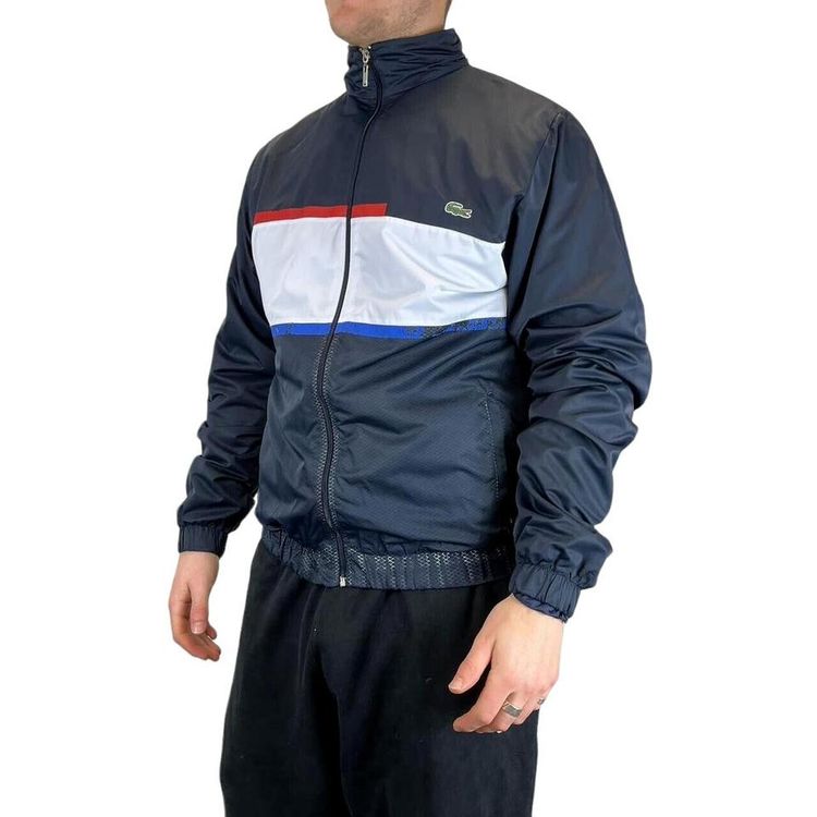 Lacoste Blue Long Sleeved Full Zip Jacket Size Mens XXL image 1