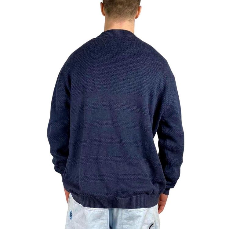 722. Lacoste Navy Long Sleeved Sweatshirt Size Mens XL obraz 3