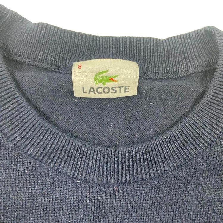 Immagine di Lacoste Blue Long Sleeved Pullover Sweatshirt Size Mens XL 3