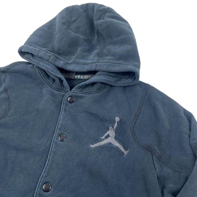 Nike Air Jordan Black Button Up Jacket Mens Size S image 2