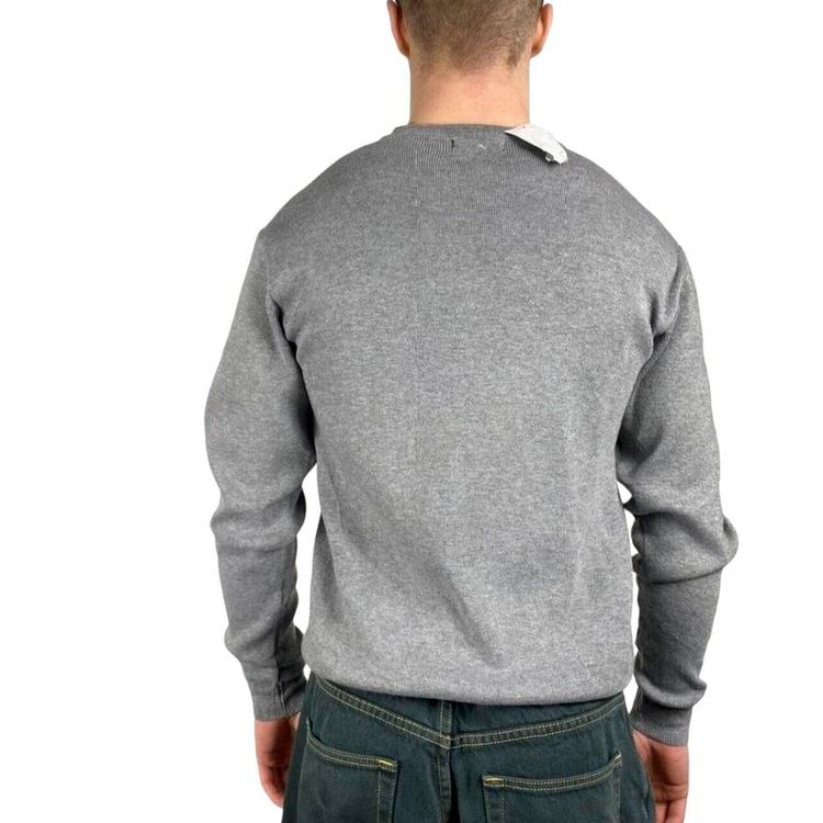 Lacoste Grey Full Sleeve Sweatshirt Size Mens M imagen 3