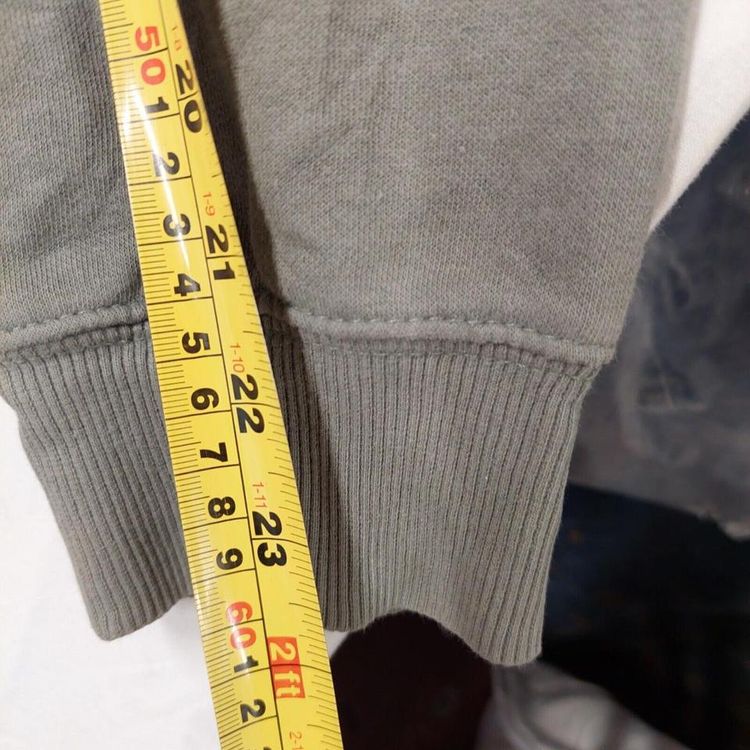The North Face Grey Long Sleeved Pullover Hoodie For Mens Size M image 6
