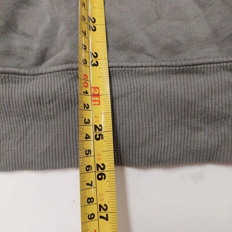The North Face Grey Long Sleeved Pullover Hoodie For Mens Size M image 5