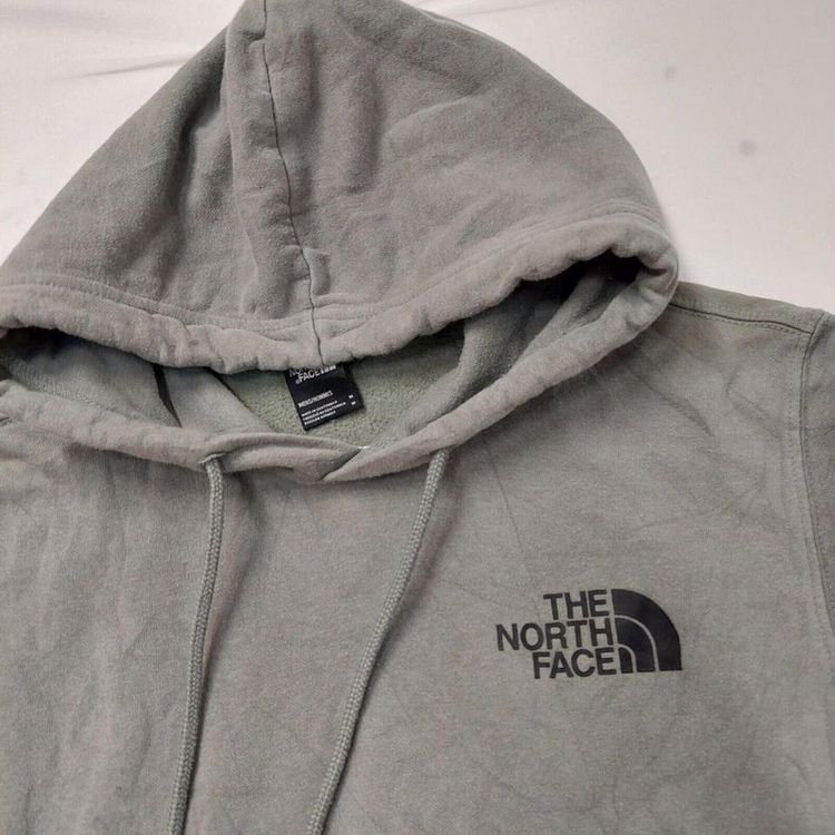 The North Face Grey Long Sleeved Pullover Hoodie For Mens Size M image 7