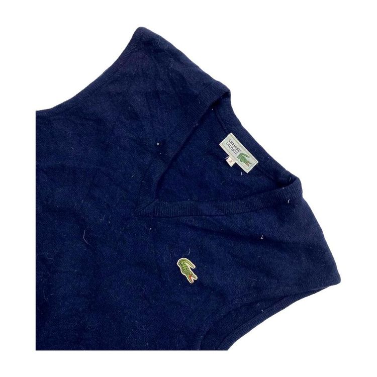 Lacoste Blue Sleeveless Pullover Sweater Size Mens S image 2