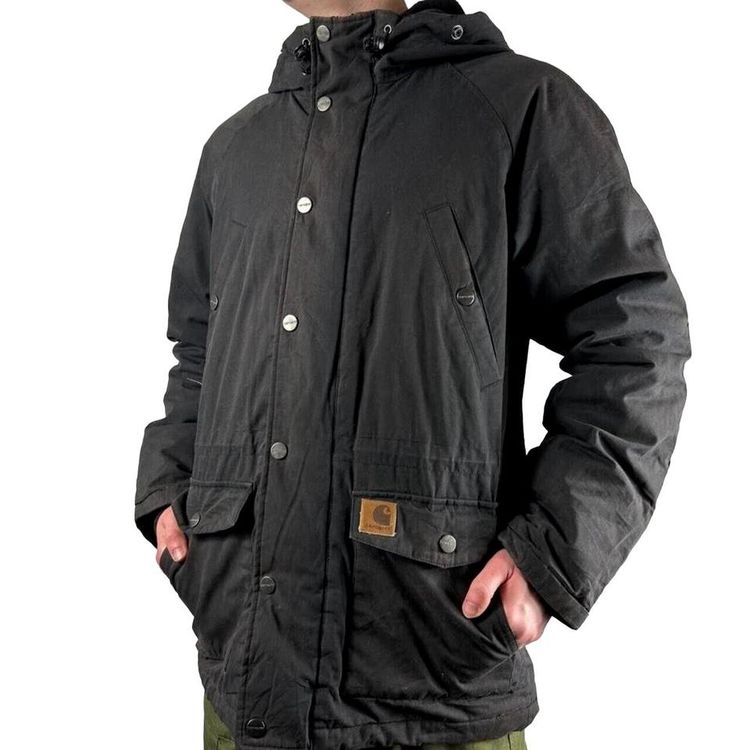 Carhartt Black Long Sleeved Jacket Size Mens S image 2